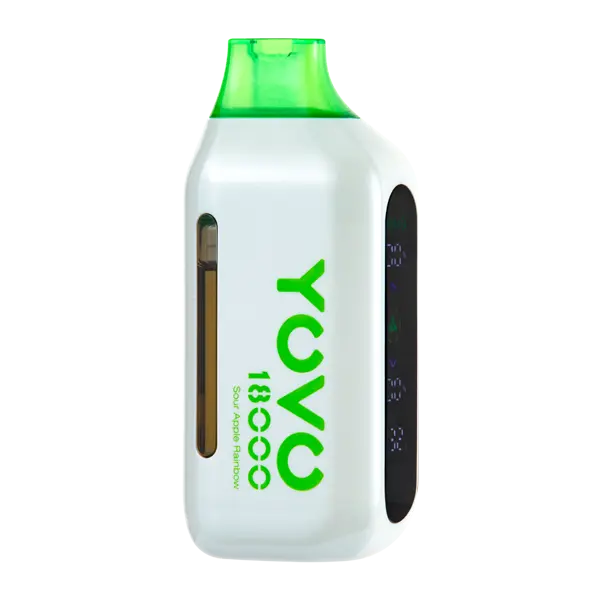 BUY 1 GET 1 FREE Sour Apple Rainbow YOVO Ultra 18000 | Vape Amazon India